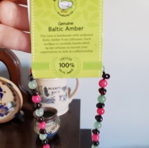 amber teething necklace